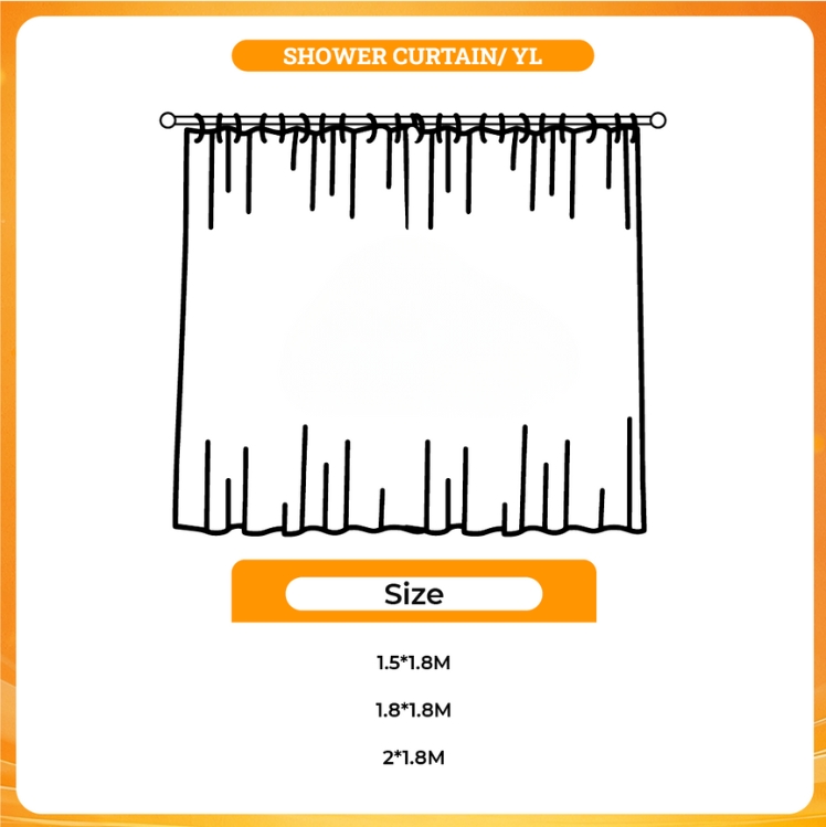 3D shower curtain - MeatCanyon UK Shop