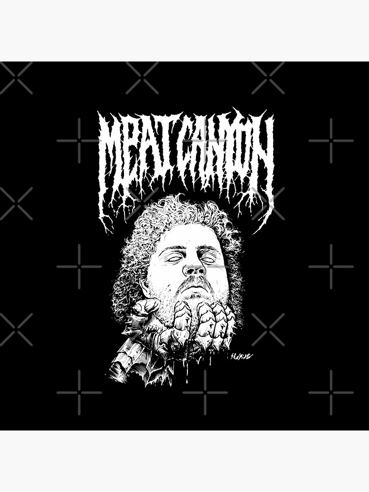 Meatcanyon Nightmare Fuel Meatcanyon Merch Throw Pillow - Image 2