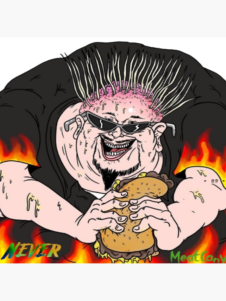 Meatcanyon King Of Mukbang Throw Pillow - Image 2