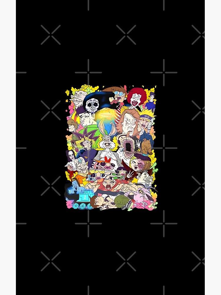 The All Character Of Tv Shower Curtain - Image 2