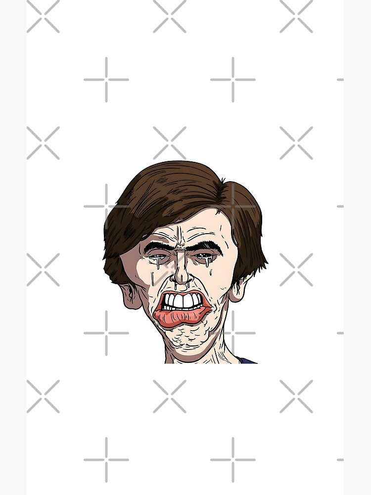 Papa Poster Cry Shower Curtain - Image 2