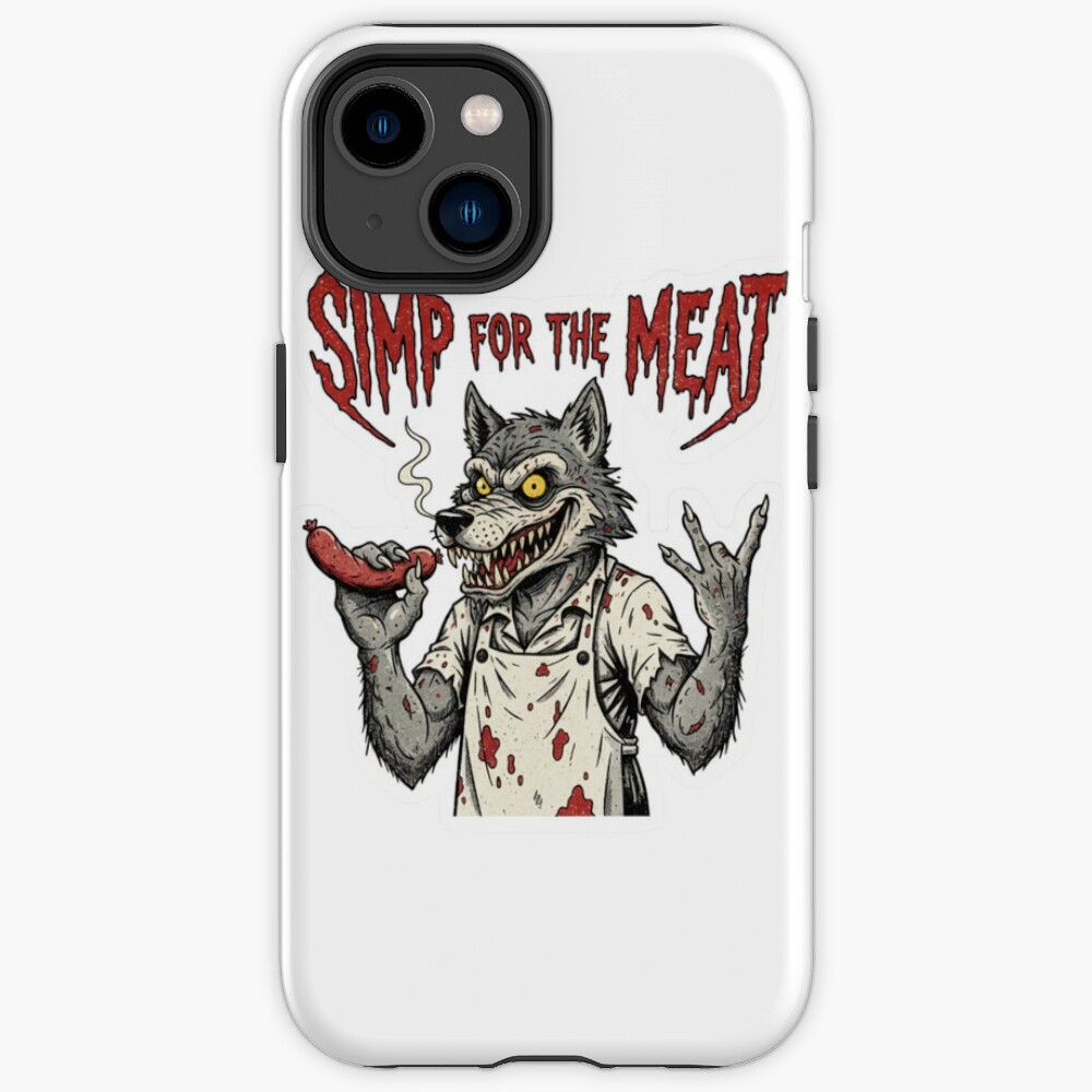 Papa Meat Nightmare Simp Funny Horror Iphone Case