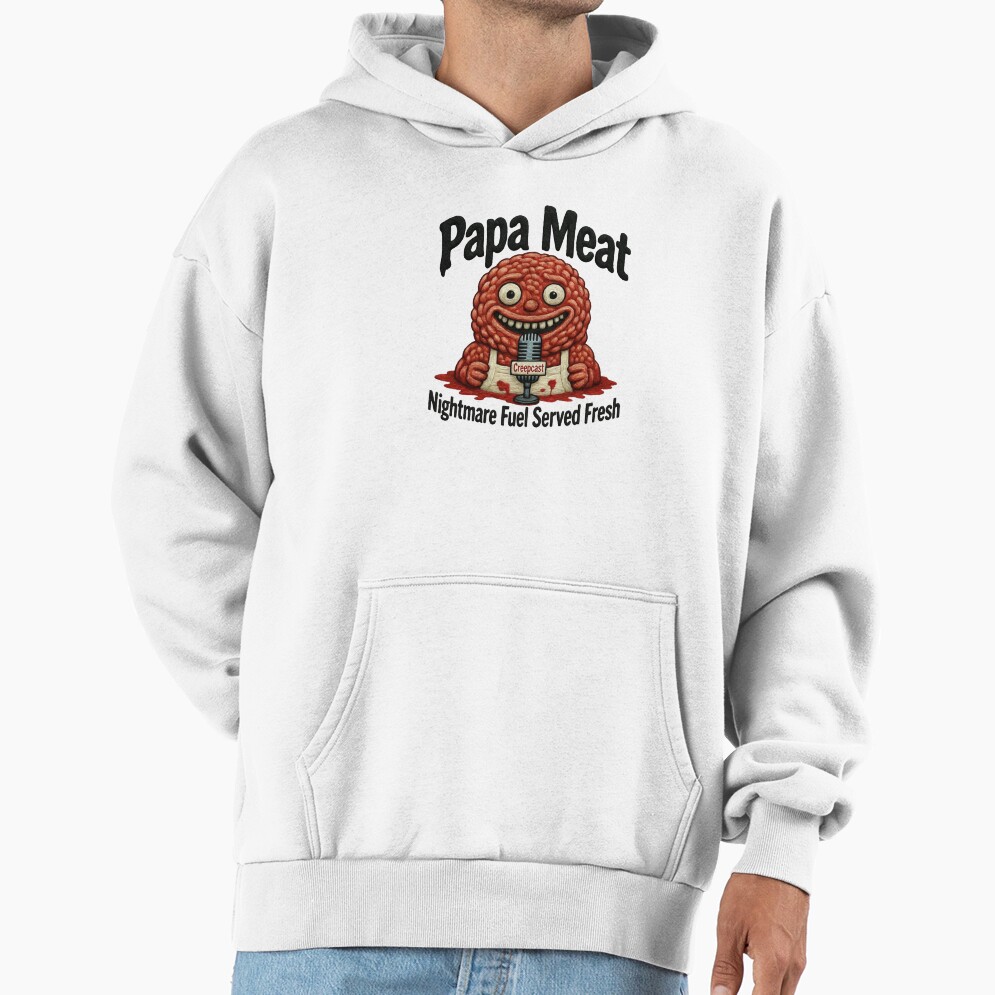 Papa Meat Nightmare Fuel Creepcast Faux Embroidery Tee Meatcanyon Hoodie