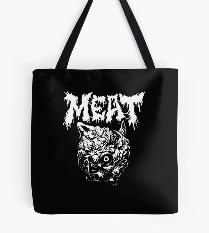 The Skull Face Design Tote Bag