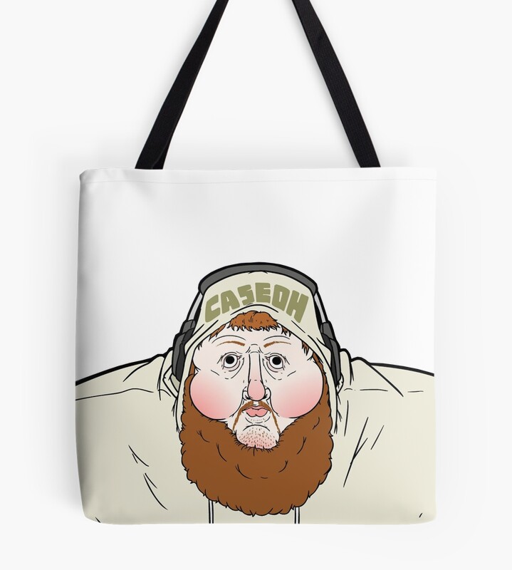Caseoh Cartoon Meme Limited Time Only Tote Bag