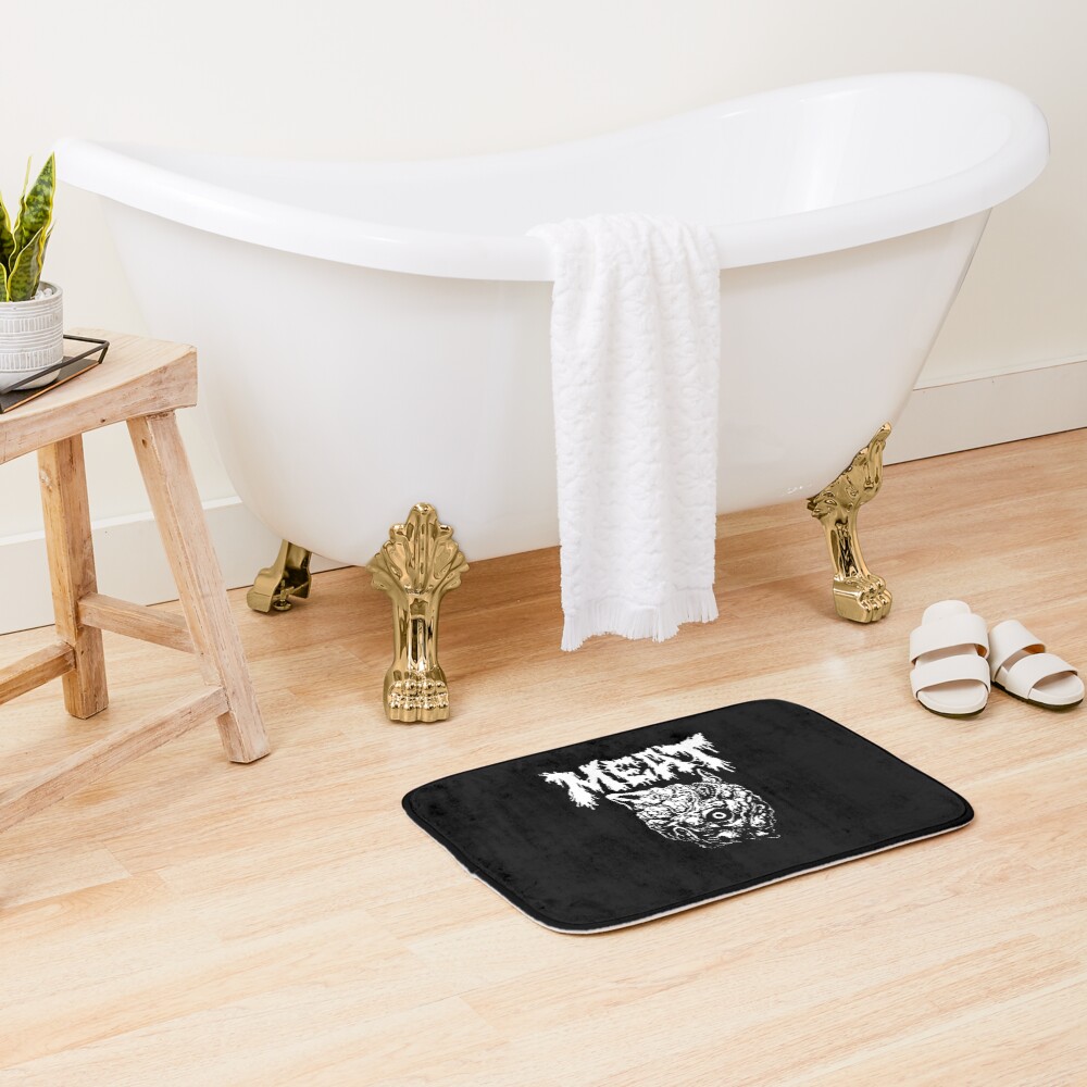 The Skull Face Design Bath Mat - Image 2