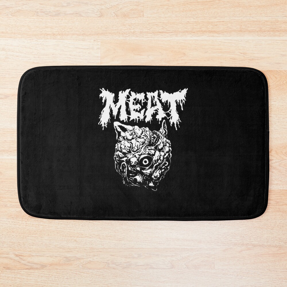 The Skull Face Design Bath Mat