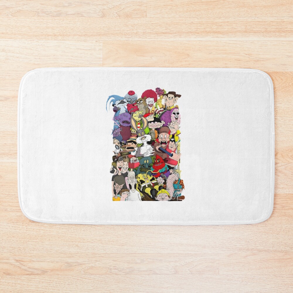 Movie All Character Bath Mat