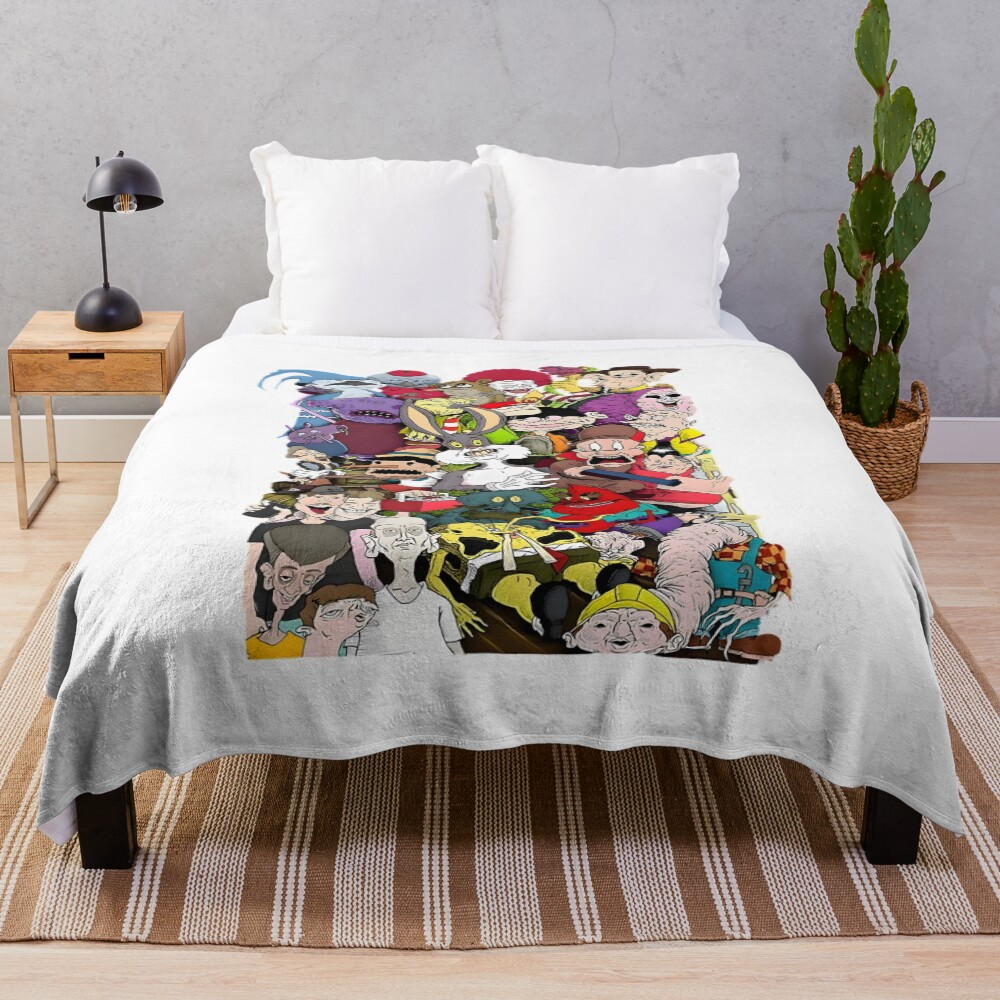 Movie All Character Throw Blanket