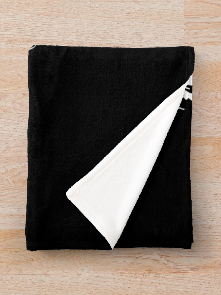 The Skull Face Design Throw Blanket - Image 2