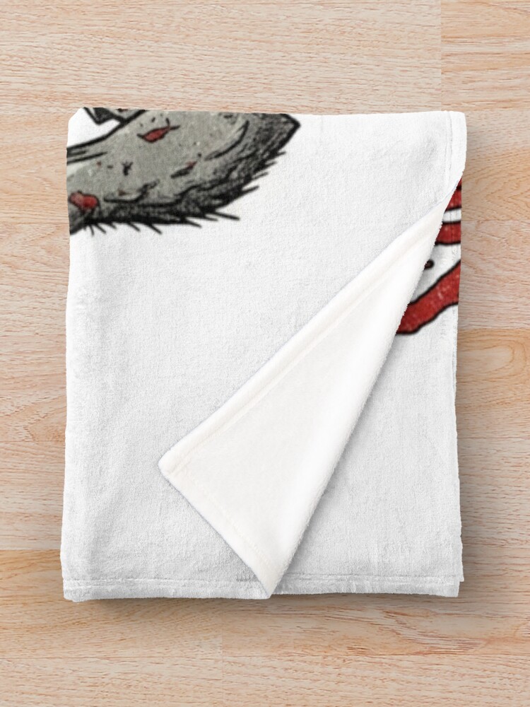 Papa Meat Nightmare Simp Funny Horror Throw Blanket - Image 2