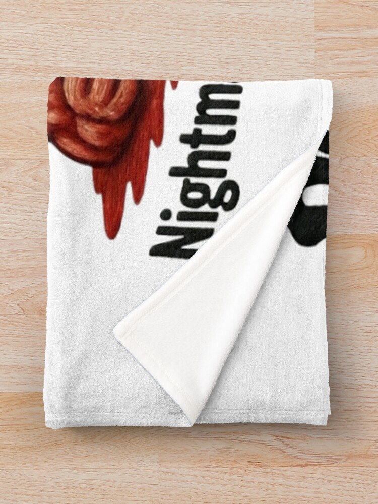 Papa Meat Nightmare Tee Meatcanyon Throw Blanket - Image 2