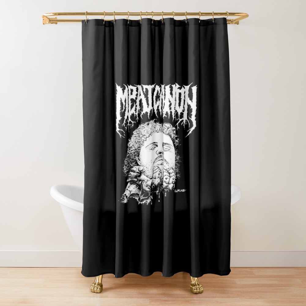 Meatcanyon Nightmare Fuel Meatcanyon Merch Shower Curtain