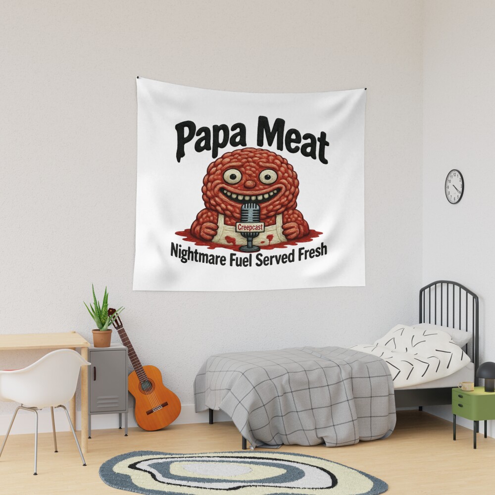Papa Meat Nightmare Tee Meatcanyon Tapestry