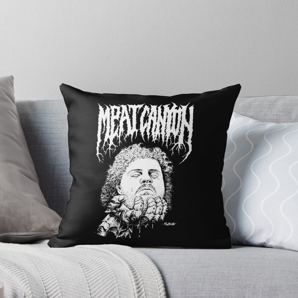 Meatcanyon Nightmare Fuel Meatcanyon Merch Throw Pillow