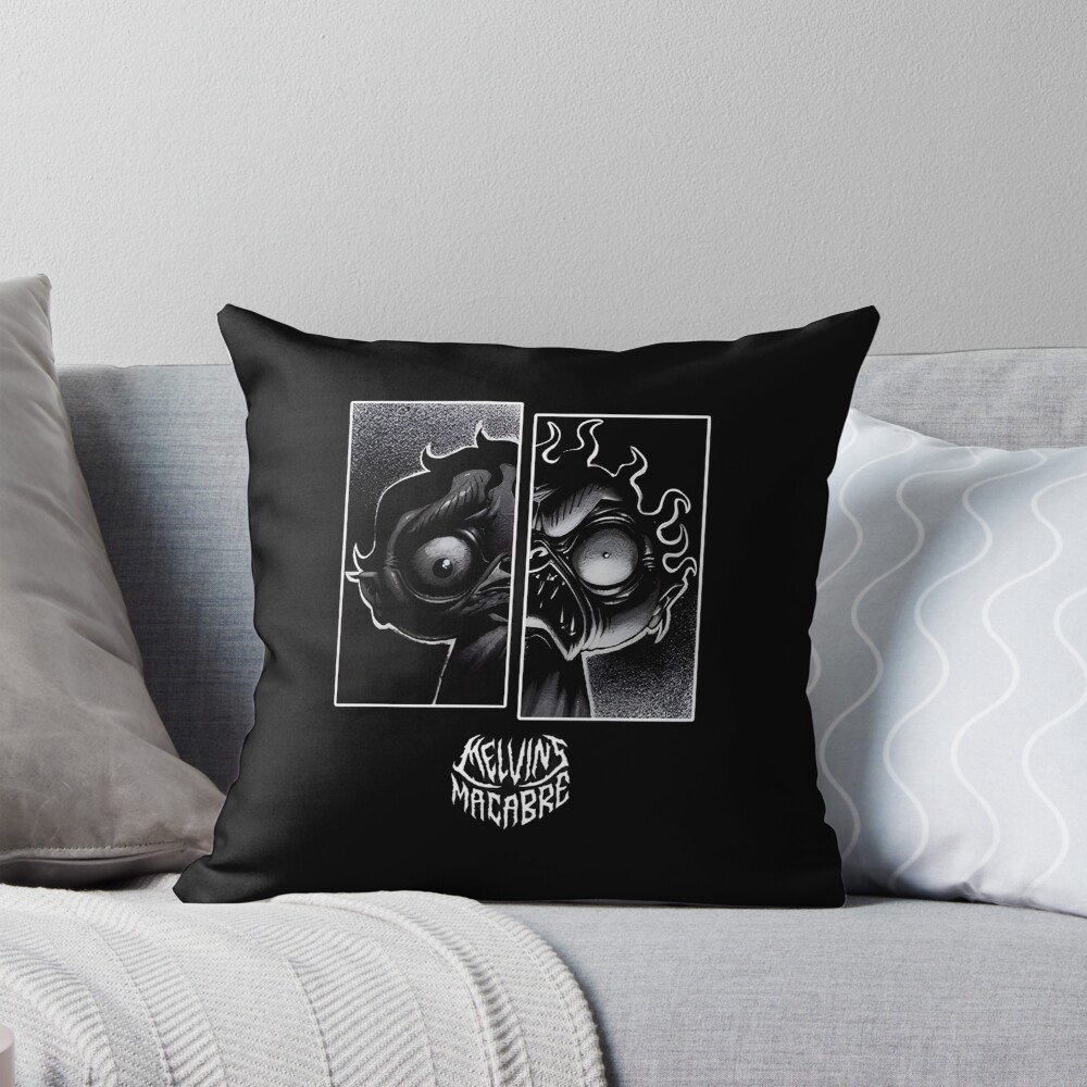 Poster Of My Face Throw Pillow
