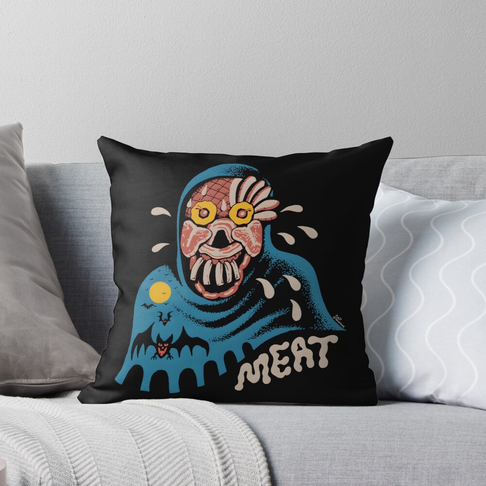 Meatcanyon Merch Meathead Throw Pillow
