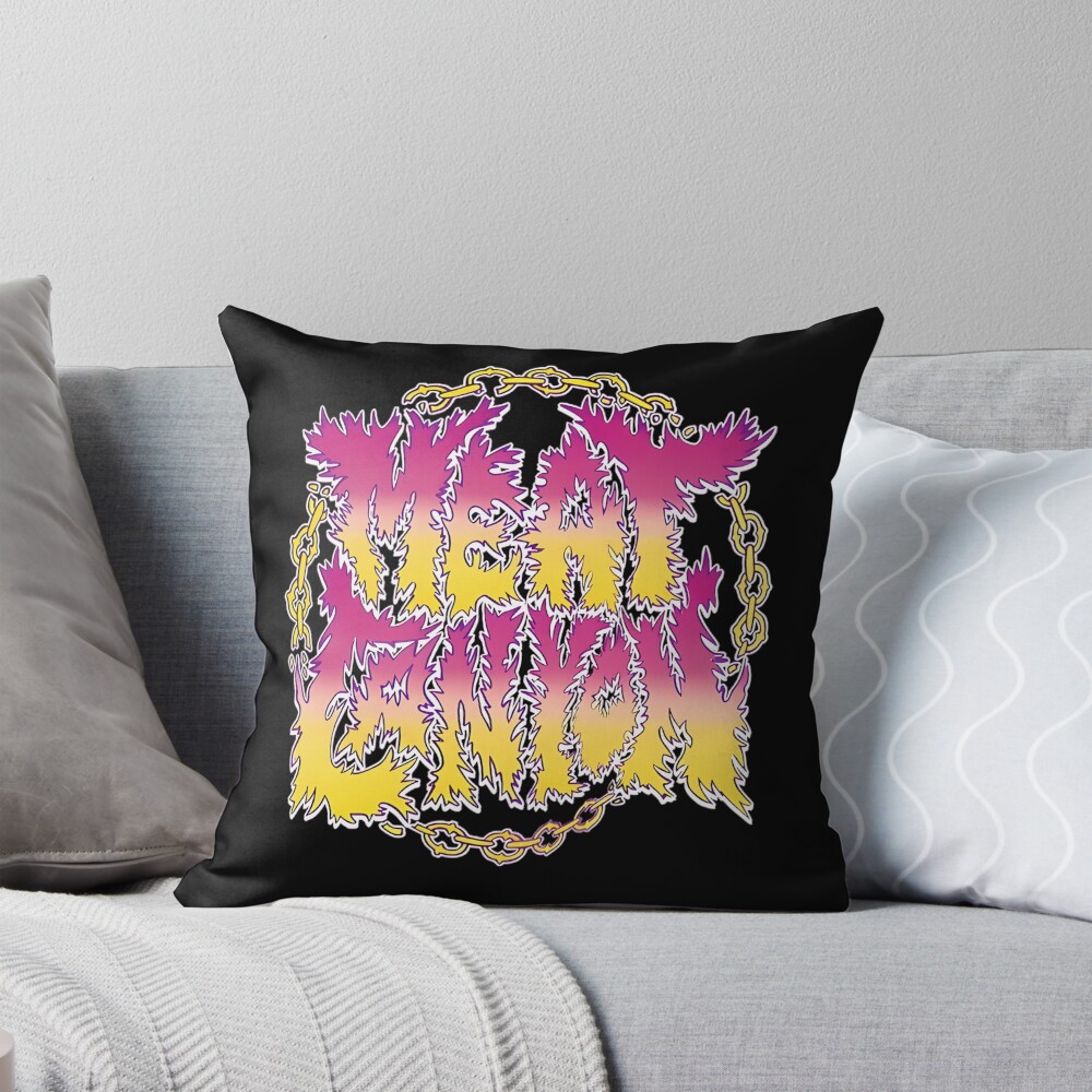 Meatcanyon Logo Throw Pillow
